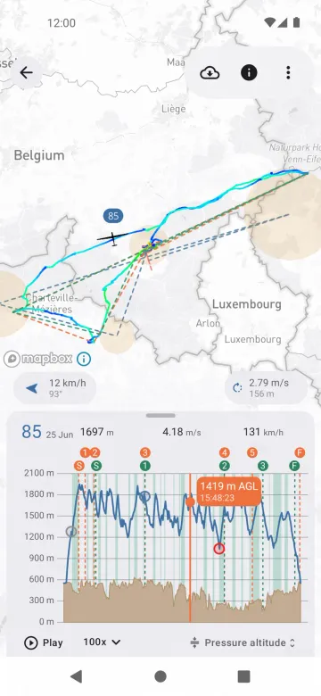 Terrain elevation on Android