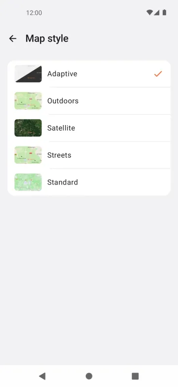 Map style and layers on Android
