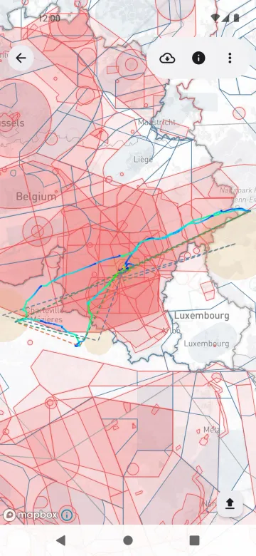 openAIP airspace on Android
