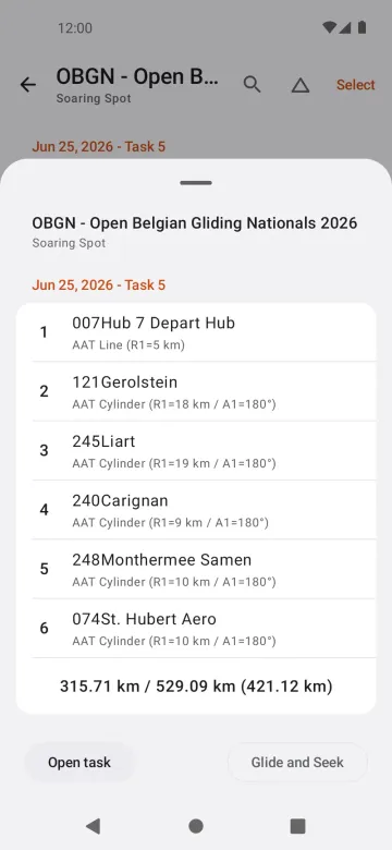 Task import on Android