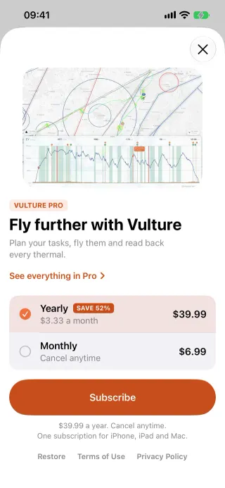 Paywall on iPhone