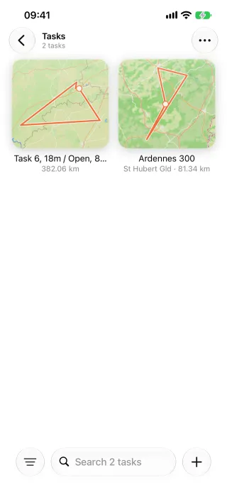 Task list on iPhone