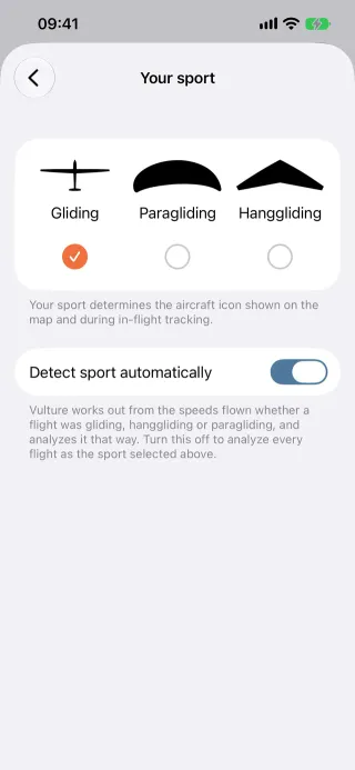 Sport detection on iPhone