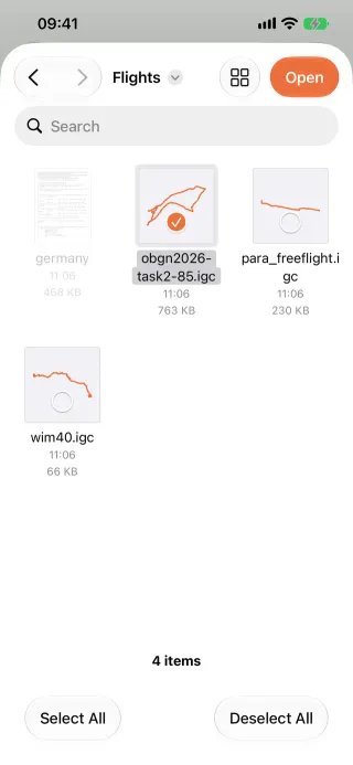 Import from files on iPhone