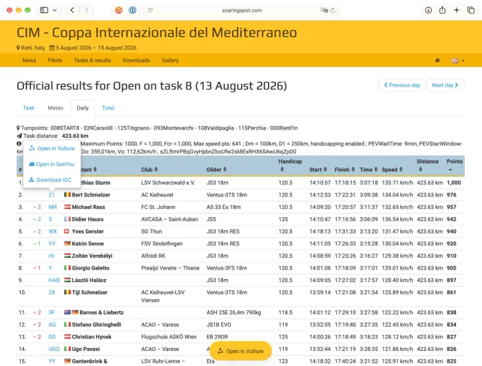 Browser: open in Vulture on Mac
